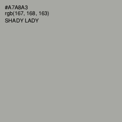 #A7A8A3 - Shady Lady Color Image